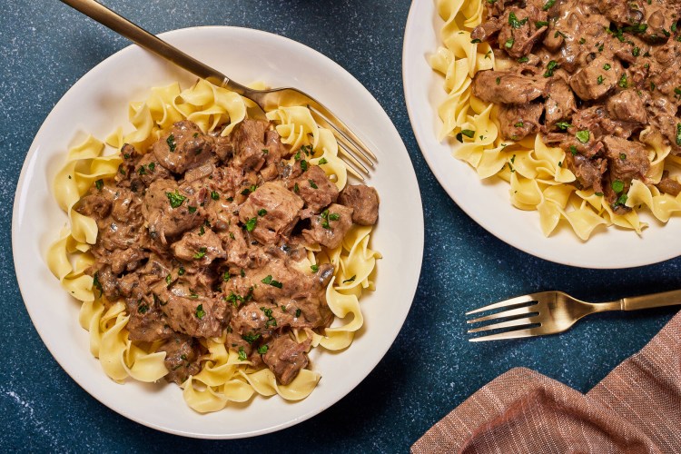 Instant Pot Beef Stroganoff