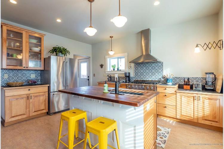 The kitchen at 215 Talbot Ave., Rockland.