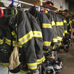 Firefighters Contaminated Gear